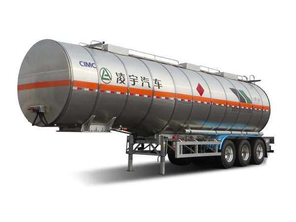 42方鋁合金保溫易燃液體運輸半挂車